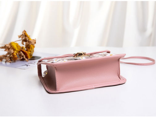 Small Daisy PVC Summer Korean Transparent Models Jelly Cell Phone Customized Tote Bag