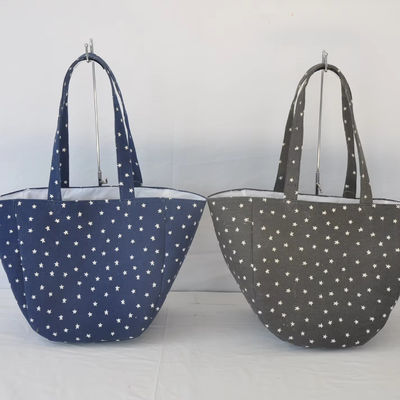 Two Straps Woven Straw Beach Bucket Bag for Large Capacity Vacation Leisure