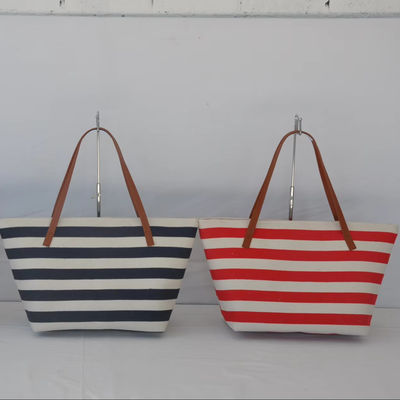 Two Straps Woven Straw Beach Bucket Bag for Large Capacity Vacation Leisure