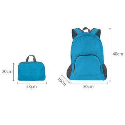 Ultralight Outdoor Sports Travel Back Pack with Custom Logo Print Pattern Zipper Closure