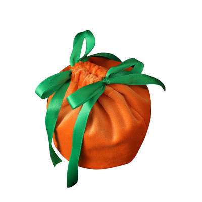 Drawstring Design Velvet Candy Gift Bag for Weddings and Parties Customized Logo Accepted