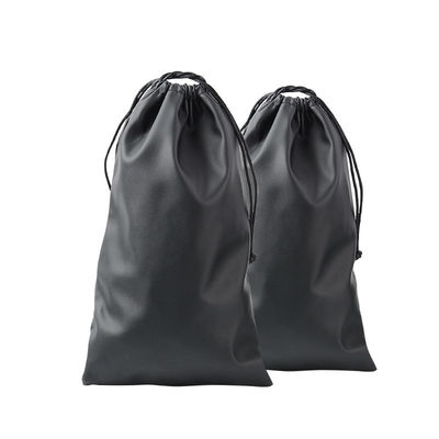 OEM/ODM Acceptable Custom PU Leather Dust Drawstring Bag for Jewelry Organization