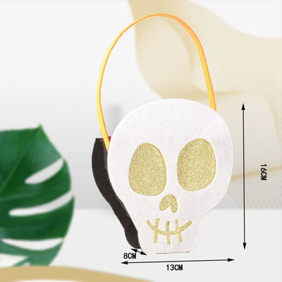 Halloween Non-woven Tote Bag with Ghost Pumpkin Felt Cloth Decoration Props