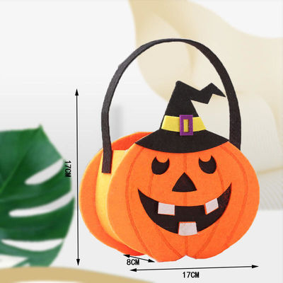 Halloween Non-woven Tote Bag with Ghost Pumpkin Felt Cloth Decoration Props