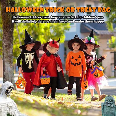Halloween Non-woven Tote Bag with Ghost Pumpkin Felt Cloth Decoration Props