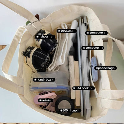 Newest Fashinable Customizable Size Canvas Shoulder Bag with Silk Screen Printing