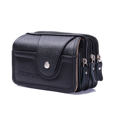 Customized Cowhide Card Bag Newest Fashionable Style Top Layer Pickup Bank Card