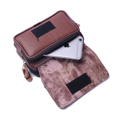 Customized Cowhide Card Bag Newest Fashionable Style Top Layer Pickup Bank Card