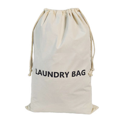 Design Jumbo Drawstring Backpack for Heavy Duty Laundry Needs Made of Cotton and Linen