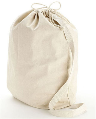 Design Jumbo Drawstring Backpack for Heavy Duty Laundry Needs Made of Cotton and Linen