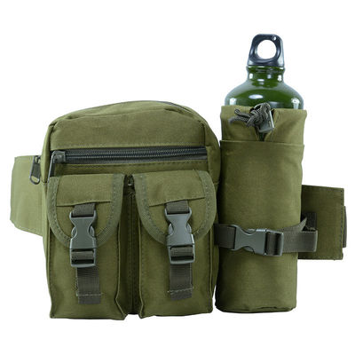 Customized Color Oem Men Camo Tactical Fanny Pack Utility Waist Bag With Water Bottle