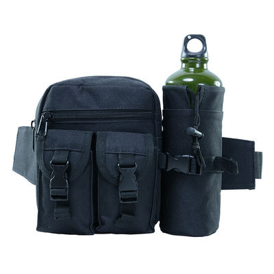 Customized Color Oem Men Camo Tactical Fanny Pack Utility Waist Bag With Water Bottle
