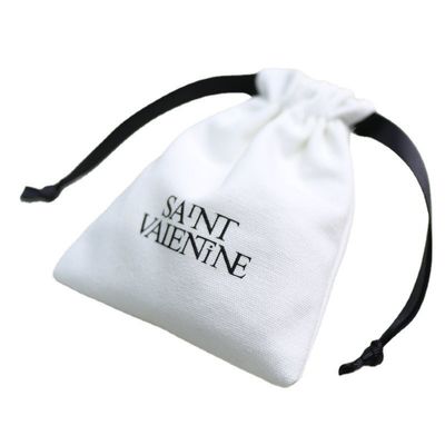 Customized Color Cotton Drawstring Bag for Custom Jewelry Packaging 100% Organic
