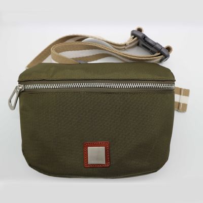 Fanny Pack Custom Logo Printed Men Women Travel Nylon Waist Bag Cross Body Belt Bag