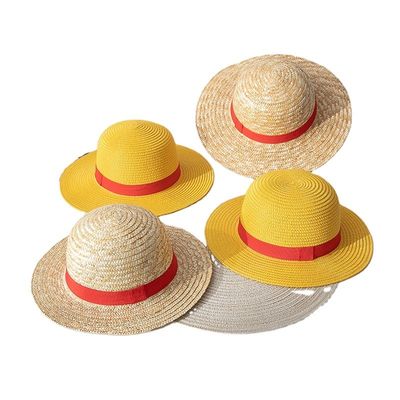 Anime Cosplay Dress Up Sun Hat with Ribbon Rope Accessory Type and Performance Design