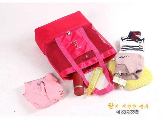 Women's Mesh Transparent Bag Double-layer Heat Preservation Keeping Food Warm 4 Persons