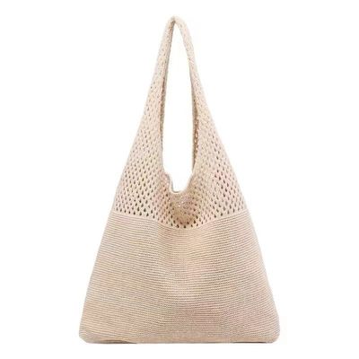 Customized Color Knitted Fabric Chic Retro Ladies Shoulder Bag for Travel and Outgoing