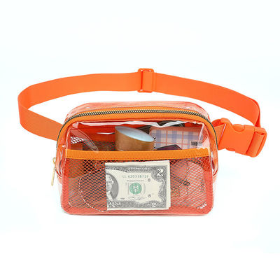 Customized Tote Bag Durable and Transparent Slant Cross Waist Pack for Outdoor Sports