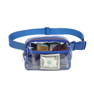 Customized Tote Bag Durable and Transparent Slant Cross Waist Pack for Outdoor Sports
