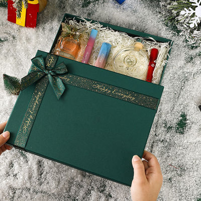 Recycled Materials Custom Luxury Bridesmaid Gift Box with Ribbon and Various Colors