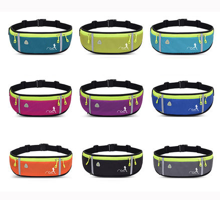 Nylon Outdoor Sports Running Jog Waist Bag Waterproof Phone Waist Belt Pack Fitness Elastic Fanny Pack