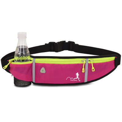 Nylon Outdoor Sports Running Jog Waist Bag Waterproof Phone Waist Belt Pack Fitness Elastic Fanny Pack