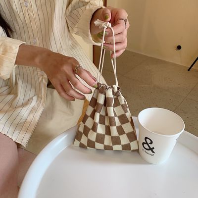 Custom Logo Print Canvas Cotton Jewelry Pouch Drawstring Shoe Bag for Fashion Style
