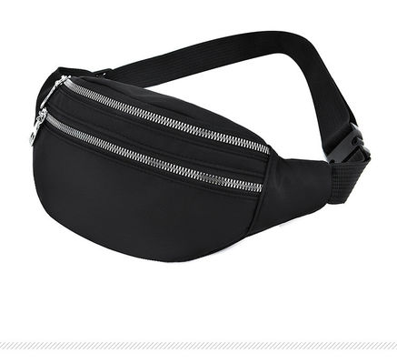Customized Women Nylon Belt Bag Waterproof Cross Body Fanny Waist Pack with Material