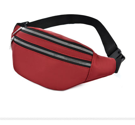 Customized Women Nylon Belt Bag Waterproof Cross Body Fanny Waist Pack with Material