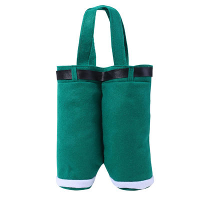 Santa Claus Pants Shaped Gift Bags for Holiday Gifts Candy Bag Christmas Decorations