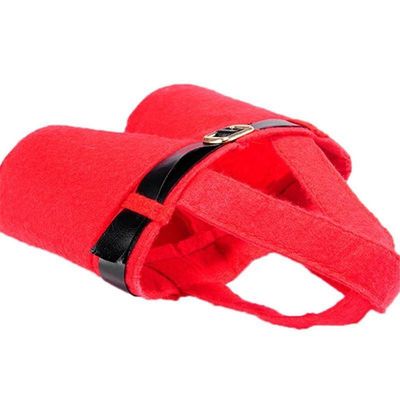 Santa Claus Pants Shaped Gift Bags for Holiday Gifts Candy Bag Christmas Decorations
