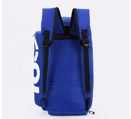 Customized Color Gym Duffel Backpack Men Waterproof Travel Bag with Shoes Compartment