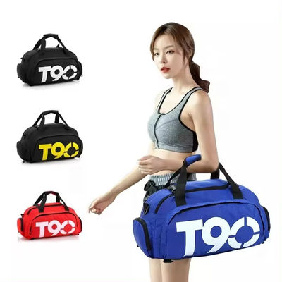 Customized Color Gym Duffel Backpack Men Waterproof Travel Bag with Shoes Compartment
