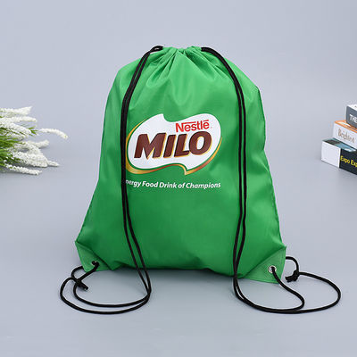 Fashion Style Custom Recycled Polyester Drawstring Gym Bag for Sports and Fitness