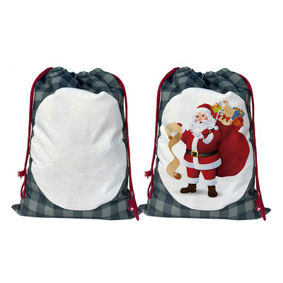 Newest Fashinable 2024 Christmas Gifts Bag Santa Sacks Drawstring Bag Customized Color