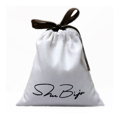 Customized Linen Cotton Canvas Drawstring Bag with Customized Color and Logo
