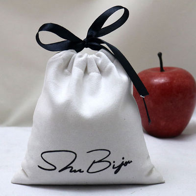 Customized Linen Cotton Canvas Drawstring Bag with Customized Color and Logo