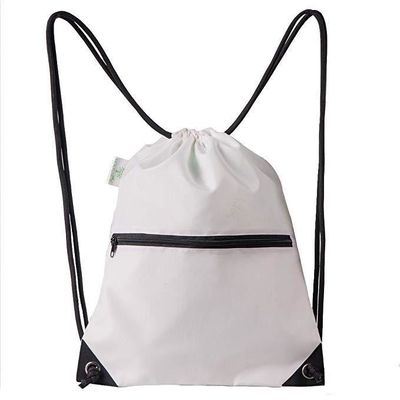 HAJJ Drawstring Bag Durable Reusable Backpack for Comfortable Polyester Slipper Shoes