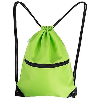 HAJJ Drawstring Bag Durable Reusable Backpack for Comfortable Polyester Slipper Shoes
