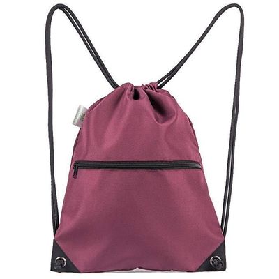 HAJJ Drawstring Bag Durable Reusable Backpack for Comfortable Polyester Slipper Shoes
