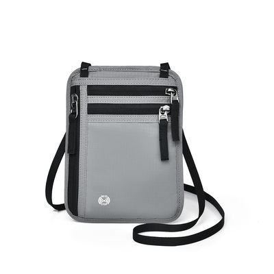 OEM/ODM Customized Logo Safe Nylon Small Neck Travel Bag For Mobile Phone And Card
