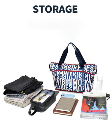 Custom Logo Accepted Large Capacity Letter Travel Bag for Short Distance Business Trip