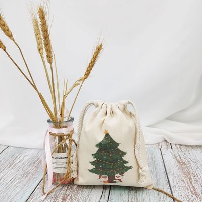Sublimation Blank Santa Sacks for Gifts Decoration Medium Size 30-50cm Acceptable OEM/ODM