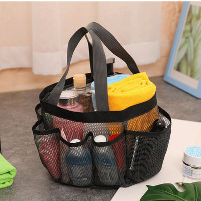 Mesh Beach Tote Bag for Women's Cosmetic and Swimwear Storage on Summer Vacations