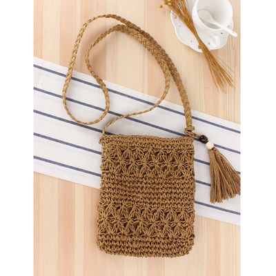 Custom Logo Accepted Women's Straw Crossbody Bucket Weave Straw Bags for Summer Beach