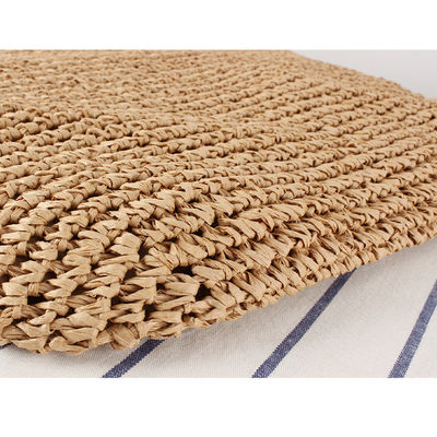 2024 Large Capacity Women Paper Straw Beach Tote Hand Bag With Tassel Newest Fashinable