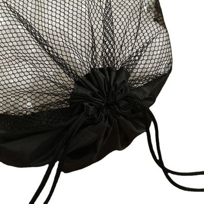 Mesh Polyester Gift Drawstring Bag Recycled Nylon Polyester for Reusable Sport Bags