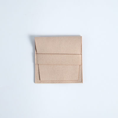 Custom Logo Accepted 6.2*6.2 Cm Multi-color Velvet Flip Cover Fashion Necklace Jewelry Storage Bag