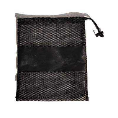 Custom Logo Small Nylon Mesh Net Storage Drawstring Pouch Bag For Sunglasses Carrying
