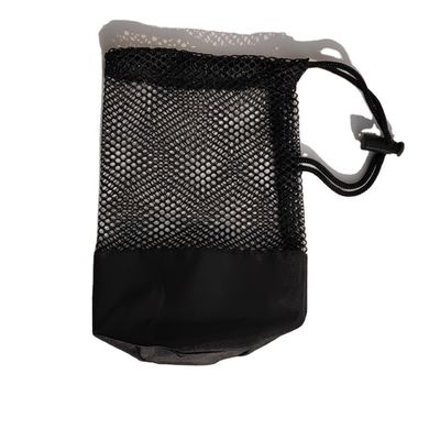 Custom Logo Small Nylon Mesh Net Storage Drawstring Pouch Bag For Sunglasses Carrying